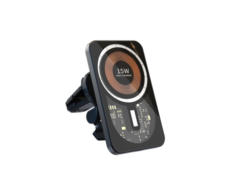 Soporte Cargador YDCY CZWXC-221103-14FM Magsafe(Qi/iPhone - 15W - Negro)
