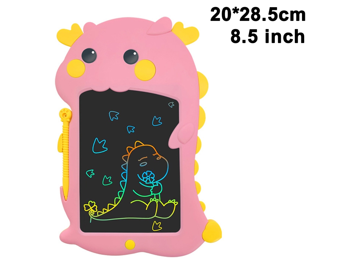 Tableta de escritura LCD colorida para niños, tablero de garabatos de dibujo borrable, juguetes electrónicos, almohadilla de garabato digital con lápi JEDBESETZT