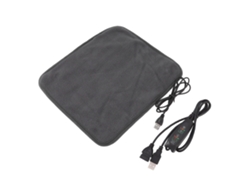 Almohadilla Calefactora Usb Portátil Para Hombros Cuello Piernas Cintura Con Ajuste De Temperatura Y Temporizador Gris Oscuro