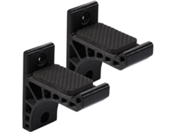 Soporte Adhesivo Para Arcos Recurvos, Abs Negro, Fácil Instalación, Borde Liso.