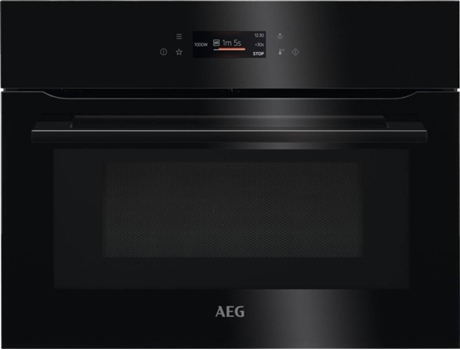 Horno Microondas AEG KMK761080B (43 L - 59.5 cm - Hidrolítico - Negro)