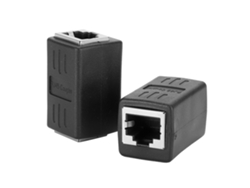 Adaptador Conector Rj45 Fêmea Para Fêmea Extensor De Cabo Lan Para Cat7/cat6/cat5e 2 Unidades