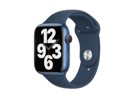 Correa de Reloj de Silicona para Apple Watch Series 9, 8 y 7 41 mm / SE 3 y SE 2 y 6 y SE y 5 y 4 40 mm / 3 y 2 y 1 38 mm (Azul Abismo)