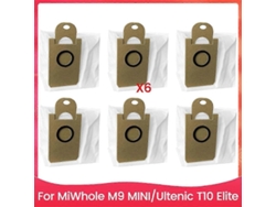Juego De 6 Bolsas De Repuesto Para Aspiradora Miwhole M9 Mini Y T10 Elite.