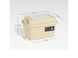 Estuche de almacenamiento beige