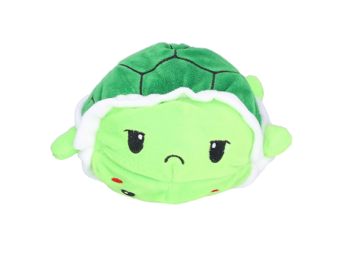 Tortuga de peluche reversible de doble cara WalshLXq, juguete de animal reversible para niños (verde)