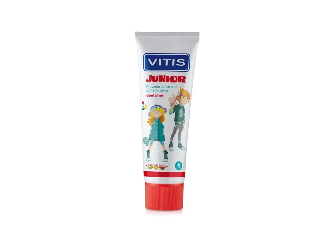 Pasta de Dientes DENTAID Vitis Junior Tutti-Frutti 75 mL