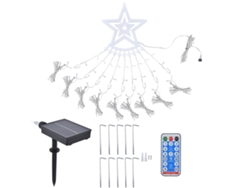 Luz Solar Led Estrela Natal Festa LAXISCREED