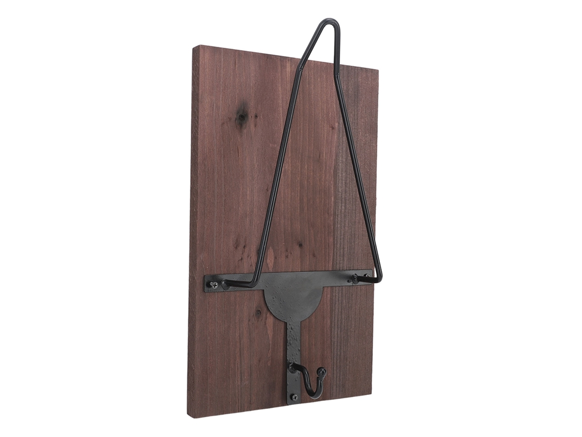 Soporte Para Casco De Motocicleta Con Gancho Para Chaqueta, Estante De Pared, Madera Y Hierro, Para Cascos De Motocicleta Y Bicicleta.