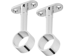 Soporte Central Para Varilla Redonda De Armario De Ø25 Mm, Ajustable En Altura.
