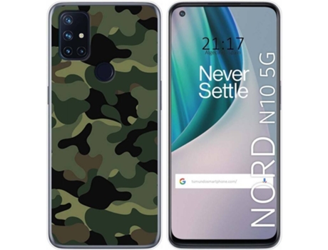 Carcasa OnePlus Nord N10 5G TUMUNDOSMARTPHONE Camuflaje Multicolor