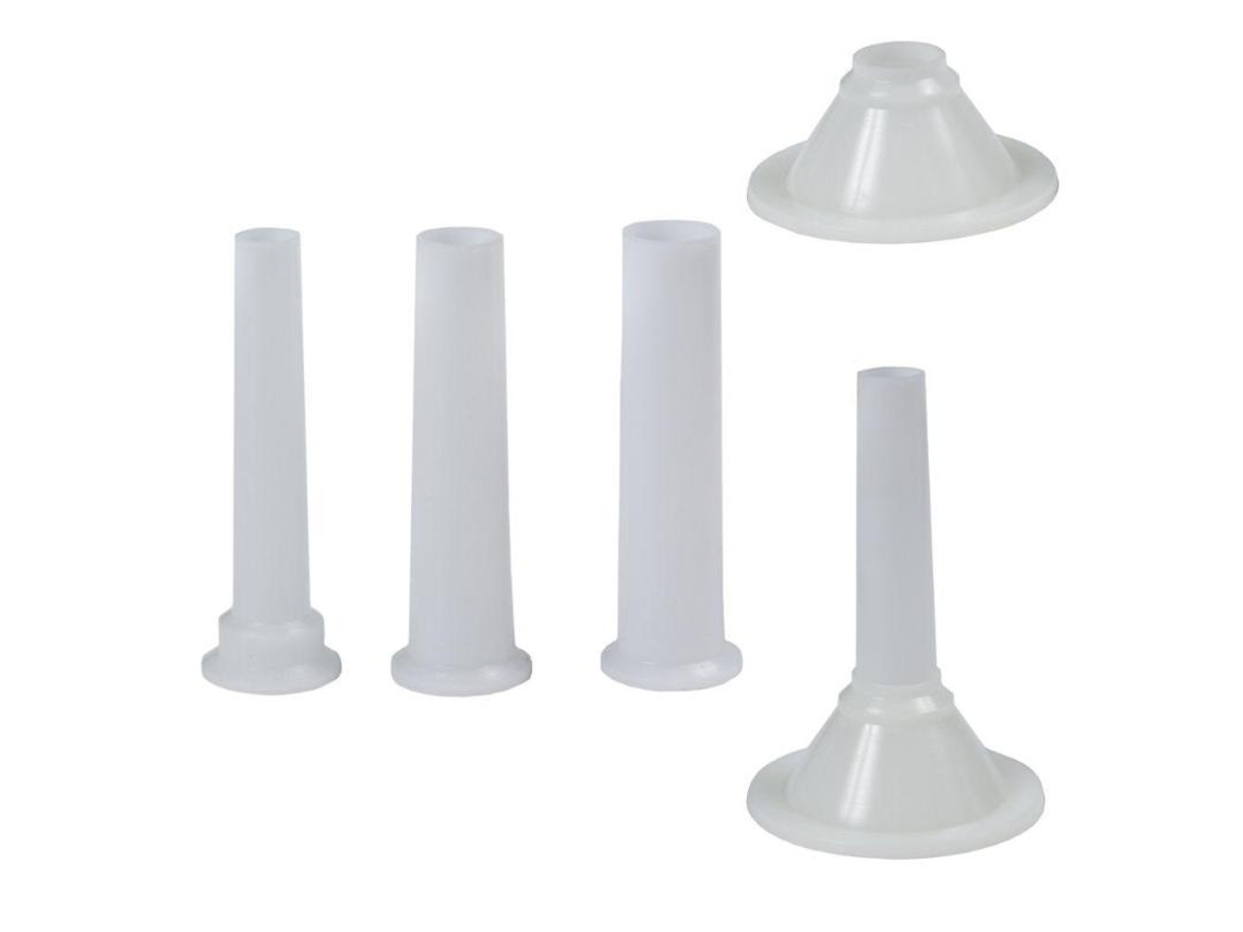 Juego Embudos Plastico Para Maquina Picar Carne Nº 10/12 (4 Piezas) ORYX
