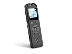 Grabadora de voz digital 8g con activación por voz para conferencias, reuniones y entrevistas, Black Yizhood