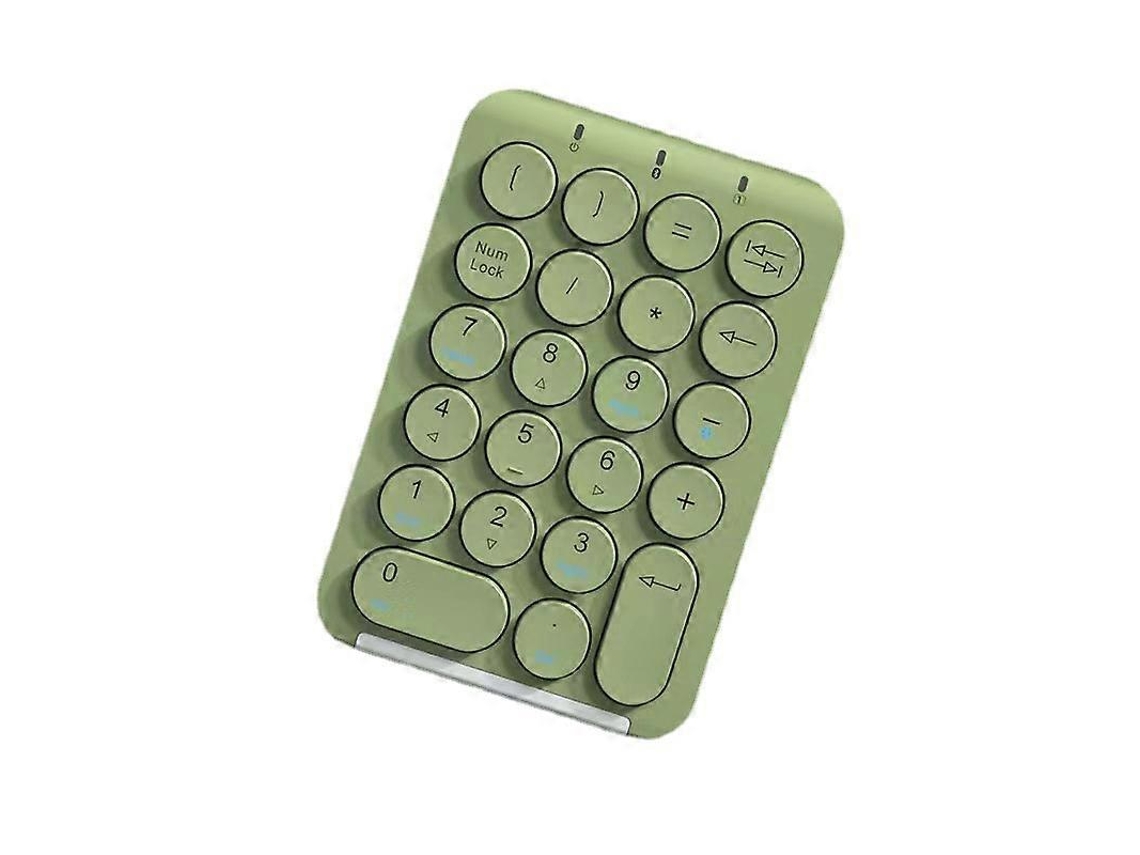 Teclado numérico inalámbrico Bluetooth con teclas redondas, 22 teclas, recargable, regalo Ly Ebike