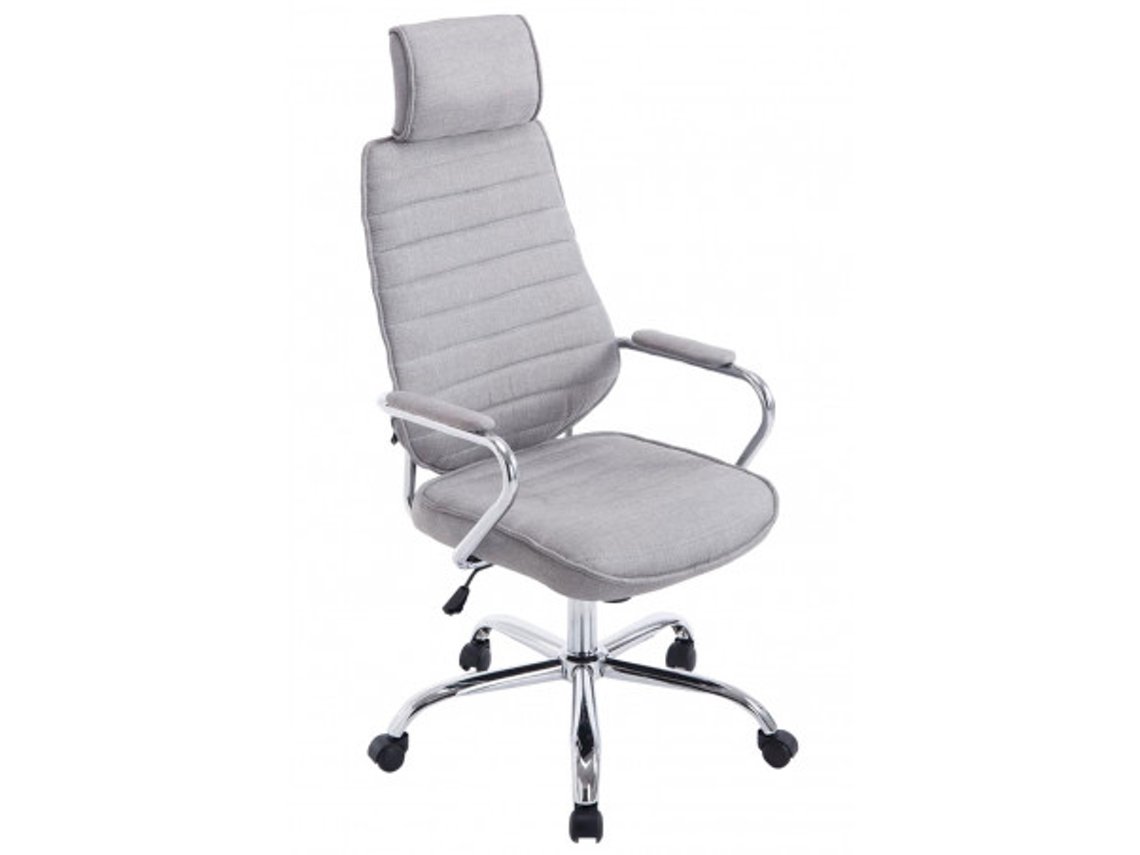 Silla de Escritorio DUDECOR (Acero - Gris)