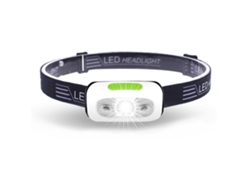 Rebe-linterna Frontal Led Para Exterior Con Sensor Ir, Modos De Luz, Batería Integrada, Ajustable 60°, Ideal Para Camping, Pesca Y Deporte Al Aire Libre