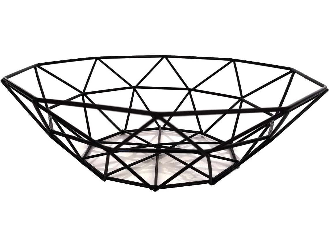 Elegante frutero para tu cocina, construcción de alambre de metal transpirable que garantiza frescura, realza la decoración de tu hogar con un estilo moderno.