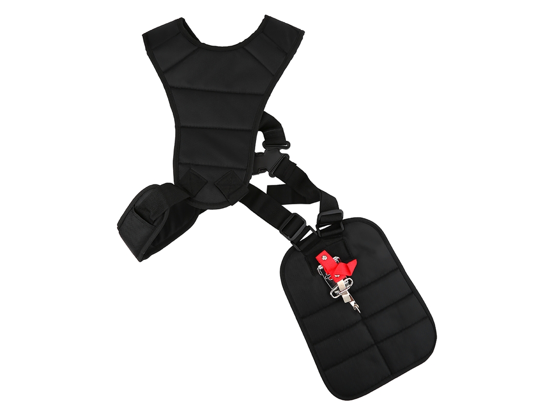 Almohadilla De Hombro Doble Ajustable Para Cortacésped Y Desbrozadora Con Cinturón Acolchado.