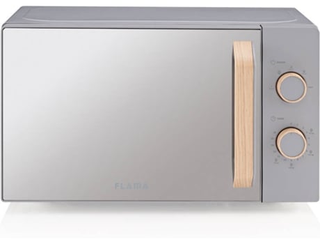 Microondas FLAMA 1832FL (20 L - Sin grill - Gris)