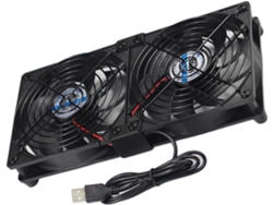 Ventilador De Refrigeración Usb Doble Para Routers Electrónicos