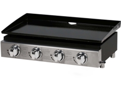 Plancha "Presto 4" - 4 quemadores -  9.7kW - Gris