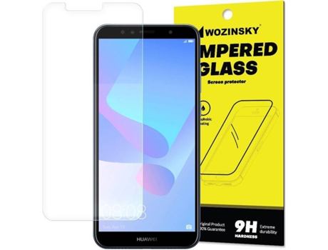 Protector Cristal Templado Huawei Y6 2018 Lmobile 9H Transparente