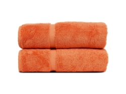 FNINIJEDE Conjunto De Toalhas De Banho De Algodão Turco 1 7 Gsm - Toalhas Ecológicas E De Secagem Rápida Com Borda - 27 X 54 Polegadas (coral)