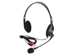 Auriculares Con Cable Sy440mv De 3,5 Mm/usb Para Atención Al Cliente Con Micrófono Con Cancelación De Ruido.
