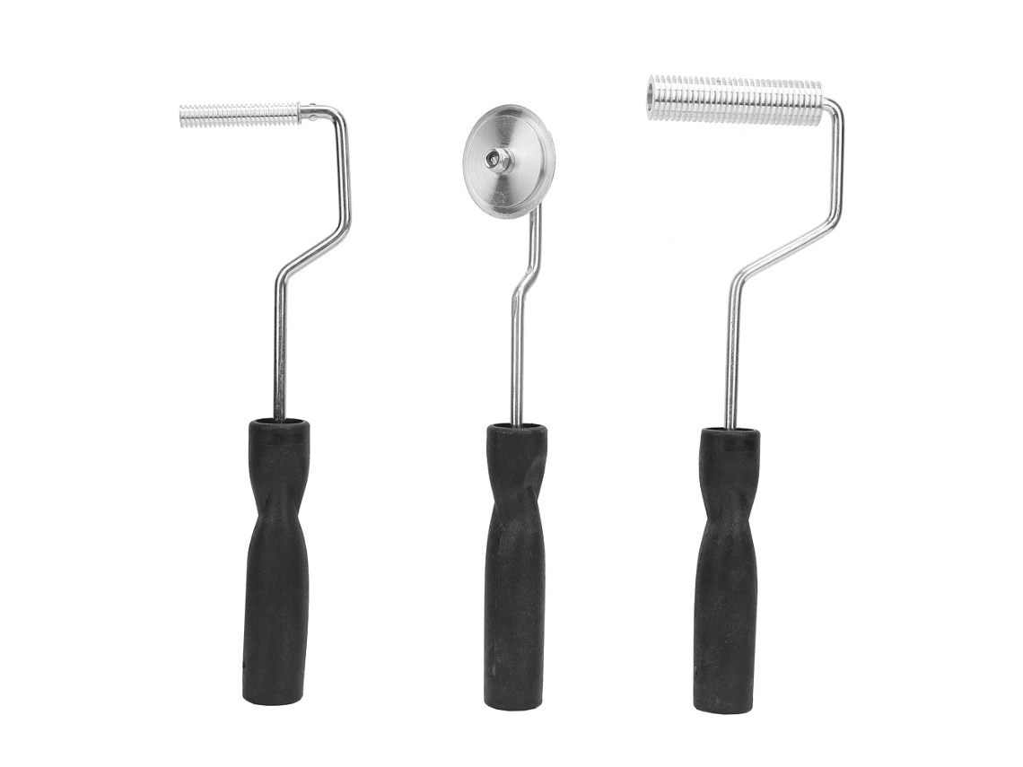 Kit De Herramientas De Rodillo De Fibra De Vidrio Para Reparación De Bañeras Y Embarcaciones Con Eliminación De Burbujas