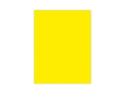 Cartolina Liderpapel 50X65 Cm 180G/M2 Amarelo Limao Pack de 25 Unidades