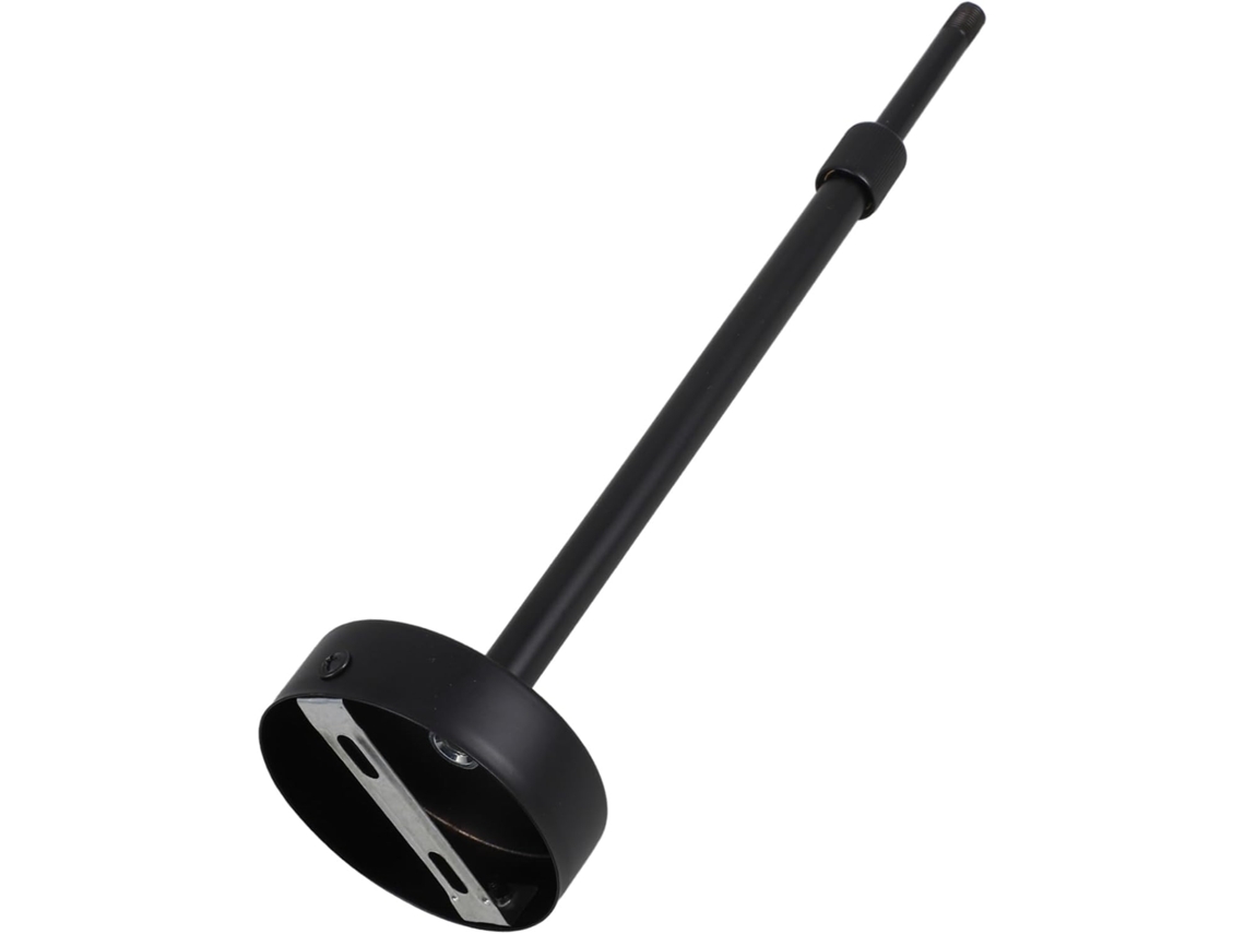 Poste Telescópico De Hierro Negro Para Lámpara Colgante Multifuncional, Longitud Ajustable, Para