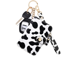 Cartera De Pulsera - Pulsera Llavero - Monedero Para Mujer - Color Vaca