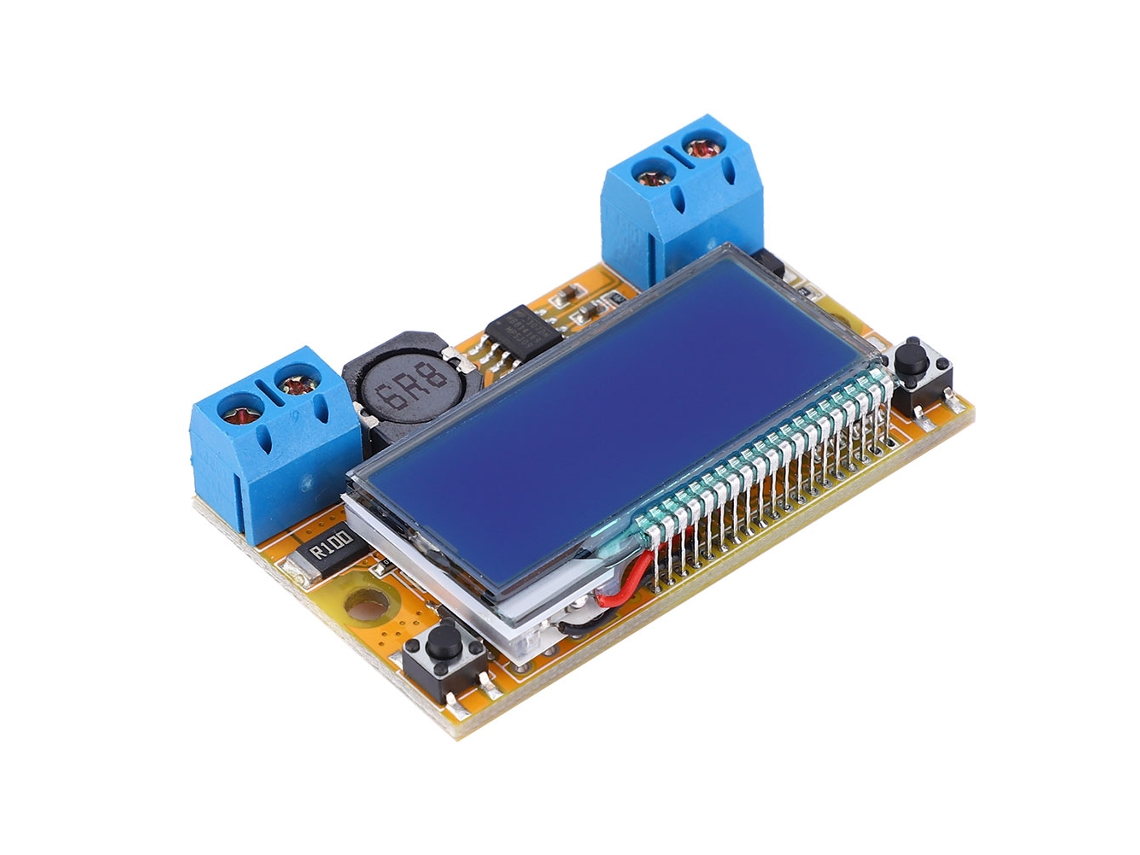 Módulo reductor de tensión CC/CC con pantalla LCD, corriente 3A Wdps2303