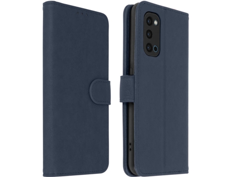 Funda Oppo Reno 4 AVIZAR Libro Billetera Azul Oscuro