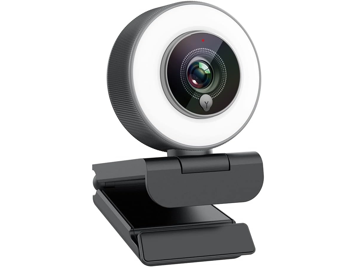 Luz de cámara web con anillo de relleno ajustable: ilumina tu presencia Neveance