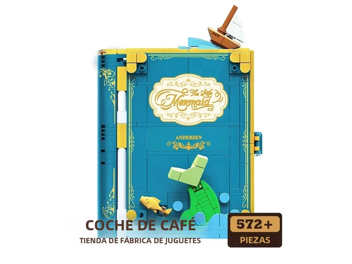 Juguete de bloques de construcción 3D Princesa Sueño Libro de cuentos de hadas Anime Mdug (Estilo 1)