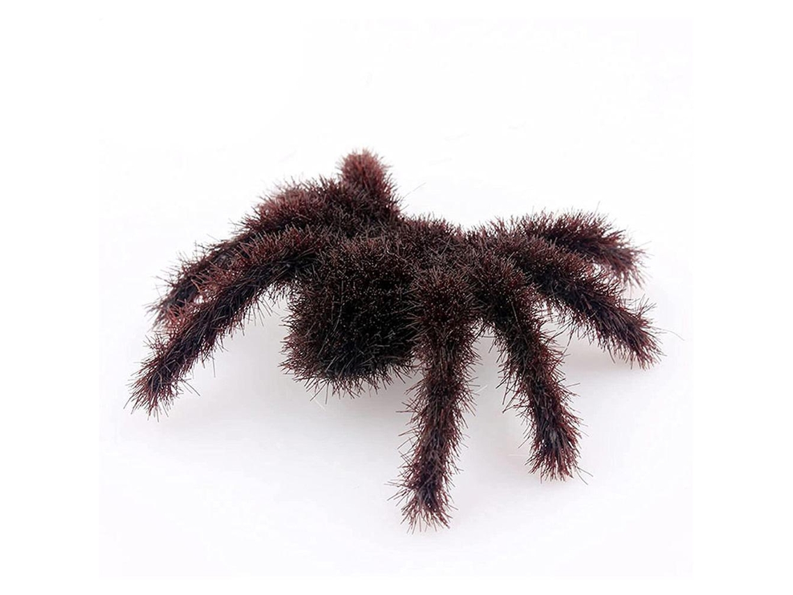 Props De Araña Peluda Artificial Para Halloween Decoración Imitación De Araña Falso