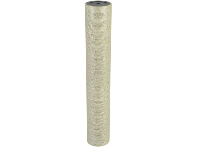 vidaXL Poste rascador para gatos 8x50 cm 8 mm beige