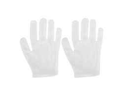 12 Pares De Guantes De Inspección De Algodón Puro, Transpirables, Suaves Y Resistentes Al Desgaste.