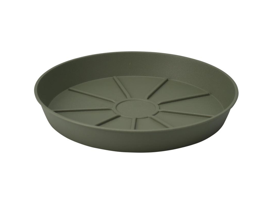 Plato Maceta Plastico 18 Cm Verde Oliva