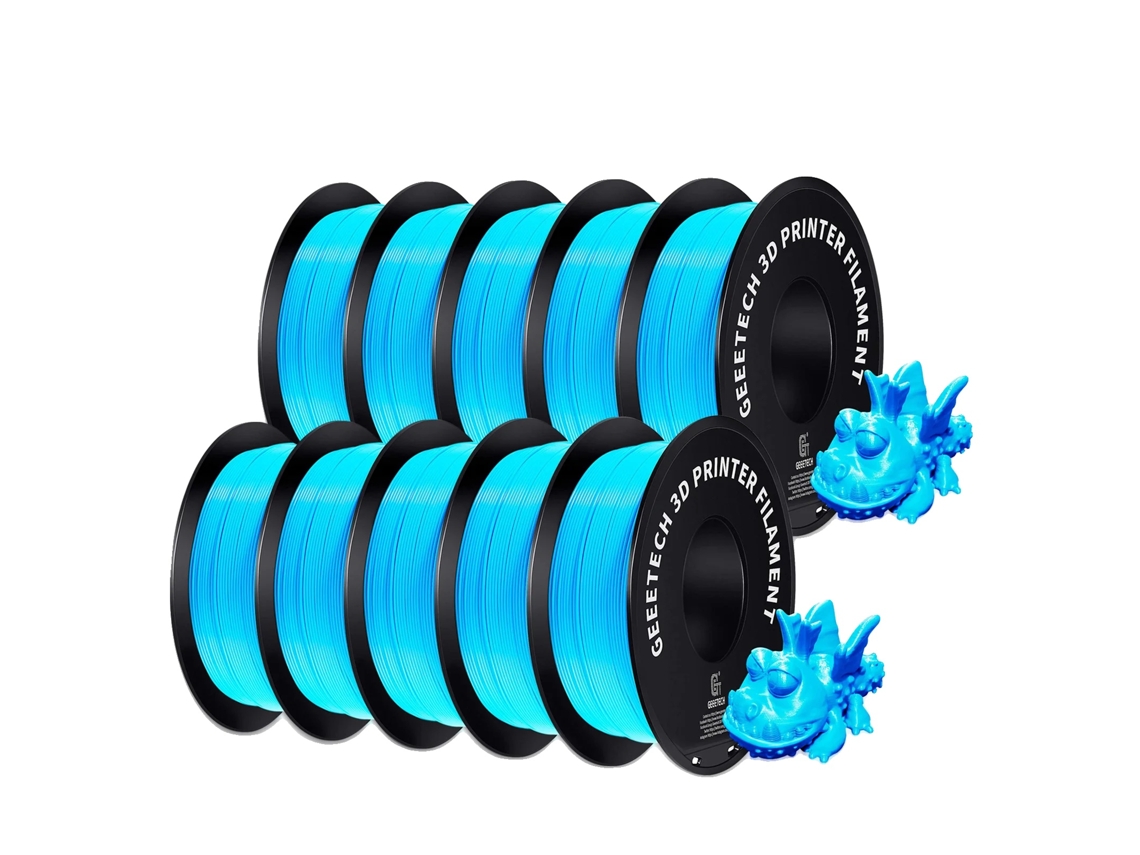 Filamento de impresión 3D, PLA ecológico, alta resistencia, azul agua OEM