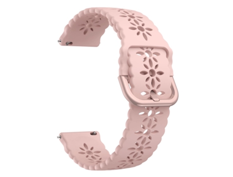 Correa de Silicona flor de ciruelo ahuecada para Samsung Galaxy Watch 5 40mm/44mm/Watch 5 Pro 45mm - rosa