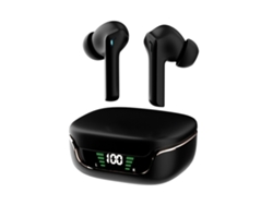 YEMAESRE Auriculares Estéreo Activos Bluetooth con Cancelación de Ruido Negro