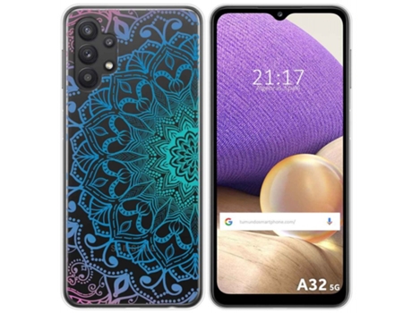 Carcasa Samsung Galaxy A32 5G TUMUNDOSMARTPHONE Dibujos Transparente Multicolor
