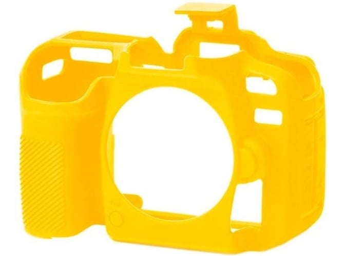 Funda silicona EASYCOVER Nikon D7500 Amarillo