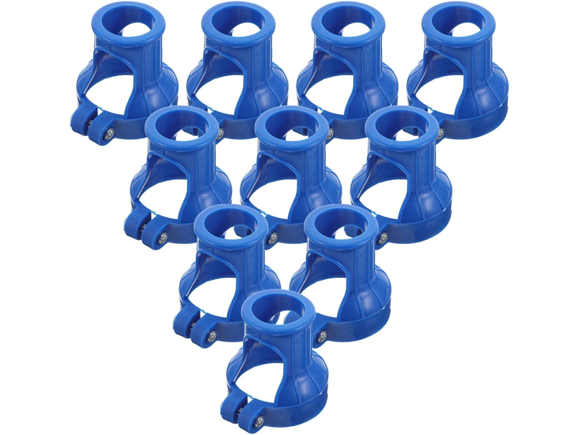 Paquete De 10 Tapas De Seguridad Cilíndricas Azules