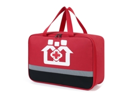 FNINIJEDE Mochila Para Medicamentos, Vermelho, 36x13x25cm, Alta Capacidade, Material Oxford