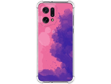 Carcasa para Oppo Find X5 5G TUMUNDOSMARTPHONE Dibujos Antigolpes Acuarela 07 Multicolor