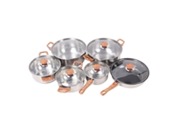 Mini sartén antiadherente de aluminio, cuadrada de 24 cm, apta para lavavajillas