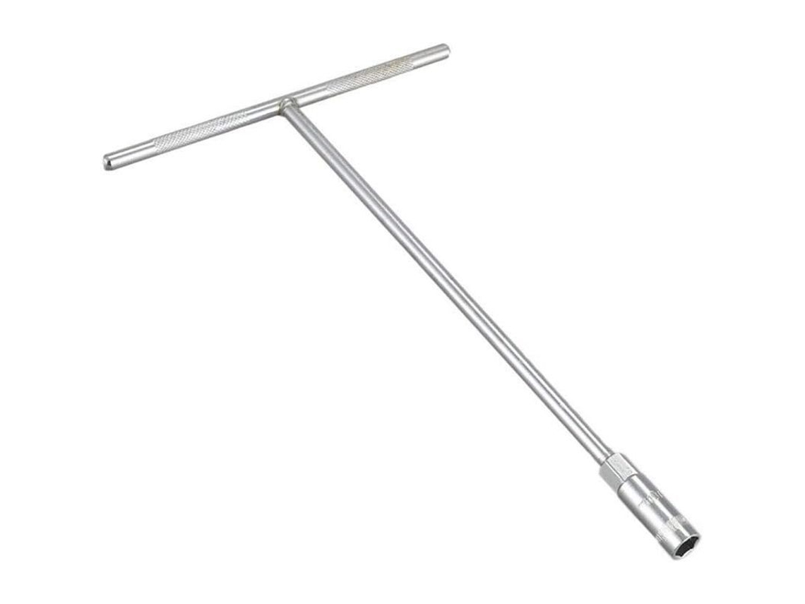 1 X Llave Hexagonal En Forma De T Senrise De 16 Mm De Largo, Acero Cromado, Plata